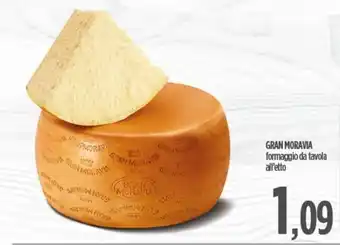 Ciro Amodio GRAN MORAVIA formaggio da tavola all'etto offerta