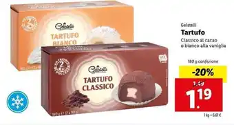 Lidl Gelatelli Tartufo 180g offerta
