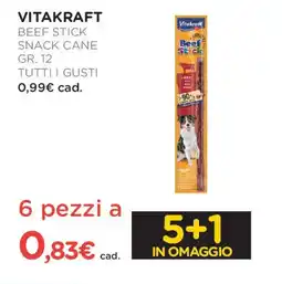 Arcaplanet VITAKRAFT Beef stick snack cane tutti i gusti offerta