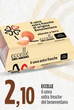 Ciro Amodio ECCELLE 6 uova extra fresche del beneventano offerta
