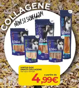 Arcaplanet Virtus dog snack collagene vari tipi e formati offerta