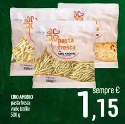 Ciro Amodio CIRO AMODIO pasta fresca varie trafile offerta