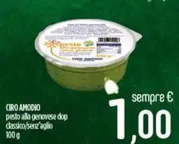Ciro Amodio CIRO AMODIO pesto alla genovese dop classico/senz'aglio offerta