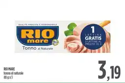 Ciro Amodio RIO MARE tonno al naturale offerta