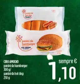 Ciro Amodio CIRO AMODIO panini da hamburger / panini da hot dog offerta