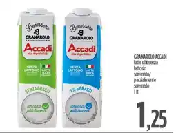 Ciro Amodio GRANAROLO ACCADÌ latte uht senza lattosio scremato/ parzialmente scremato offerta