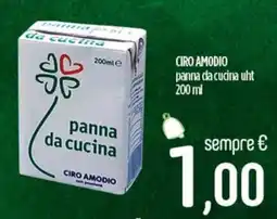 Ciro Amodio CIRO AMODIO panna da cucina uht offerta