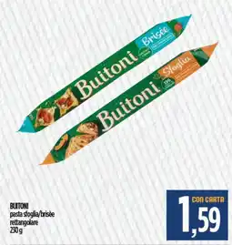 Ciro Amodio BUITONI pasta sfoglia/brisée rettangolare offerta