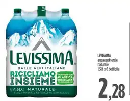 Ciro Amodio LEVISSIMA acqua minerale naturale offerta