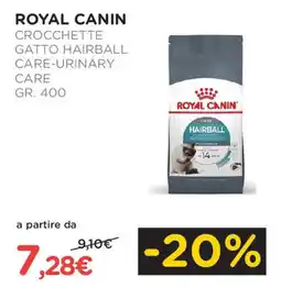 Arcaplanet ROYAL CANIN Crocchette gatto hairball care-urinary CARE offerta