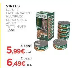 Arcaplanet Nature lattina gatto multipack adult tutti i gusti offerta
