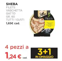 Arcaplanet SHEBA Filets vaschetta gatto tutti i gusti offerta