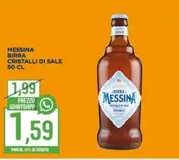 Ciro Amodio Messina birra cristalli di sale offerta