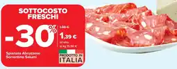 Carrefour Spianata Abruzzese Sorrentino Salumi offerta
