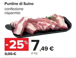 Carrefour Puntine di Suino offerta