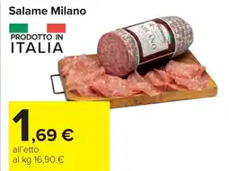 Carrefour Salame Milano offerta