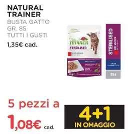 Arcaplanet Natural trainer busta gatto tutti i gusti offerta