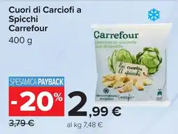 Carrefour Cuori di Carciofi a Spicchi Carrefour offerta