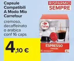 Carrefour Capsule Compatibili A Modo Mio Carrefour offerta