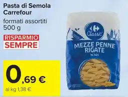 Carrefour Pasta di Semola Carrefour offerta