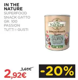 Arcaplanet In the nature superfood snack gatto passion tutti i gusti offerta
