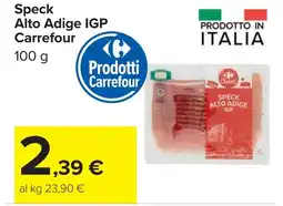 Carrefour Speck Alto Adige IGP Carrefour offerta