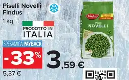 Carrefour Piselli Novelli Findus offerta