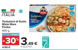 Carrefour Tentazioni di Gusto Misto Mare Findus offerta