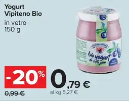Carrefour Yogurt Vipiteno Bio offerta