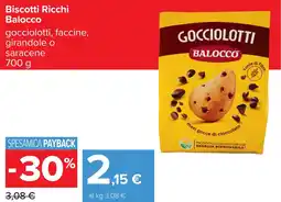 Carrefour Biscotti Ricchi Balocco offerta