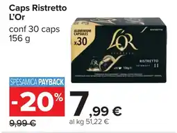 Carrefour Caps Ristretto L'Or offerta