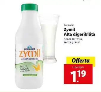 Lidl Parmalat Zymil Alta digeribilità 1L offerta