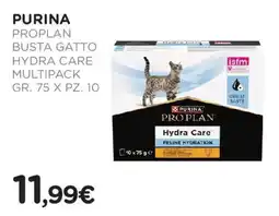Arcaplanet Purina proplan busta gatto hydra care multipack offerta
