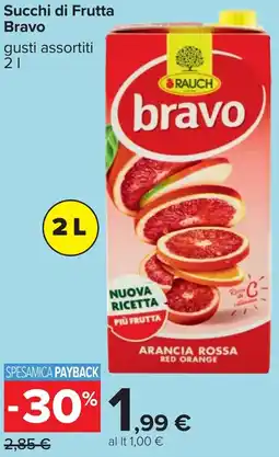 Carrefour Succhi di Frutta Bravo gusti assortiti offerta