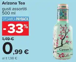 Carrefour Arizona Tea gusti assortiti offerta