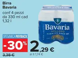 Carrefour Birra Bavaria offerta