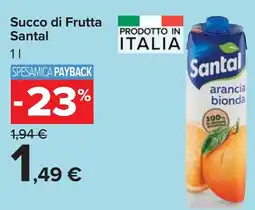 Carrefour Succo di Frutta Santal offerta