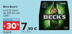 Carrefour Birra Beck's offerta