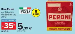 Carrefour Birra Peroni offerta