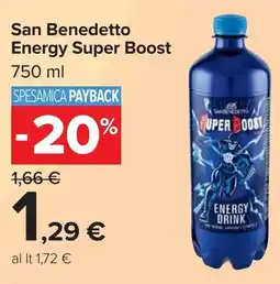Carrefour San Benedetto Energy Super Boost offerta