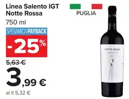 Carrefour Linea Salento IGT Notte Rossa offerta