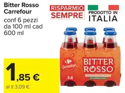 Carrefour Bitter Rosso Carrefour offerta