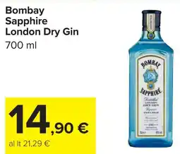 Carrefour Bombay Sapphire London Dry Gin offerta