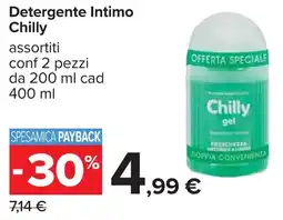 Carrefour Detergente Intimo Chilly assortiti offerta