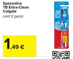 Carrefour Spazzolino TB Extra-Clean Colgate offerta