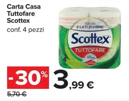 Carrefour Carta Casa Tuttofare Scottex offerta
