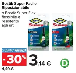 Carrefour Bostik Super Facile Riposizionabile offerta
