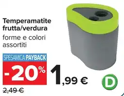 Carrefour Temperamatite frutta/verdura offerta