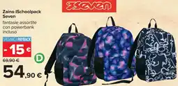 Carrefour Zaino ISchoolpack Seven offerta