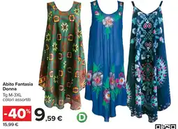 Carrefour Abito Fantasia Donna offerta